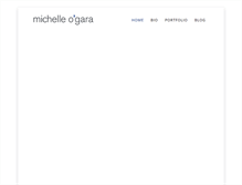 Tablet Screenshot of michelleogara.com